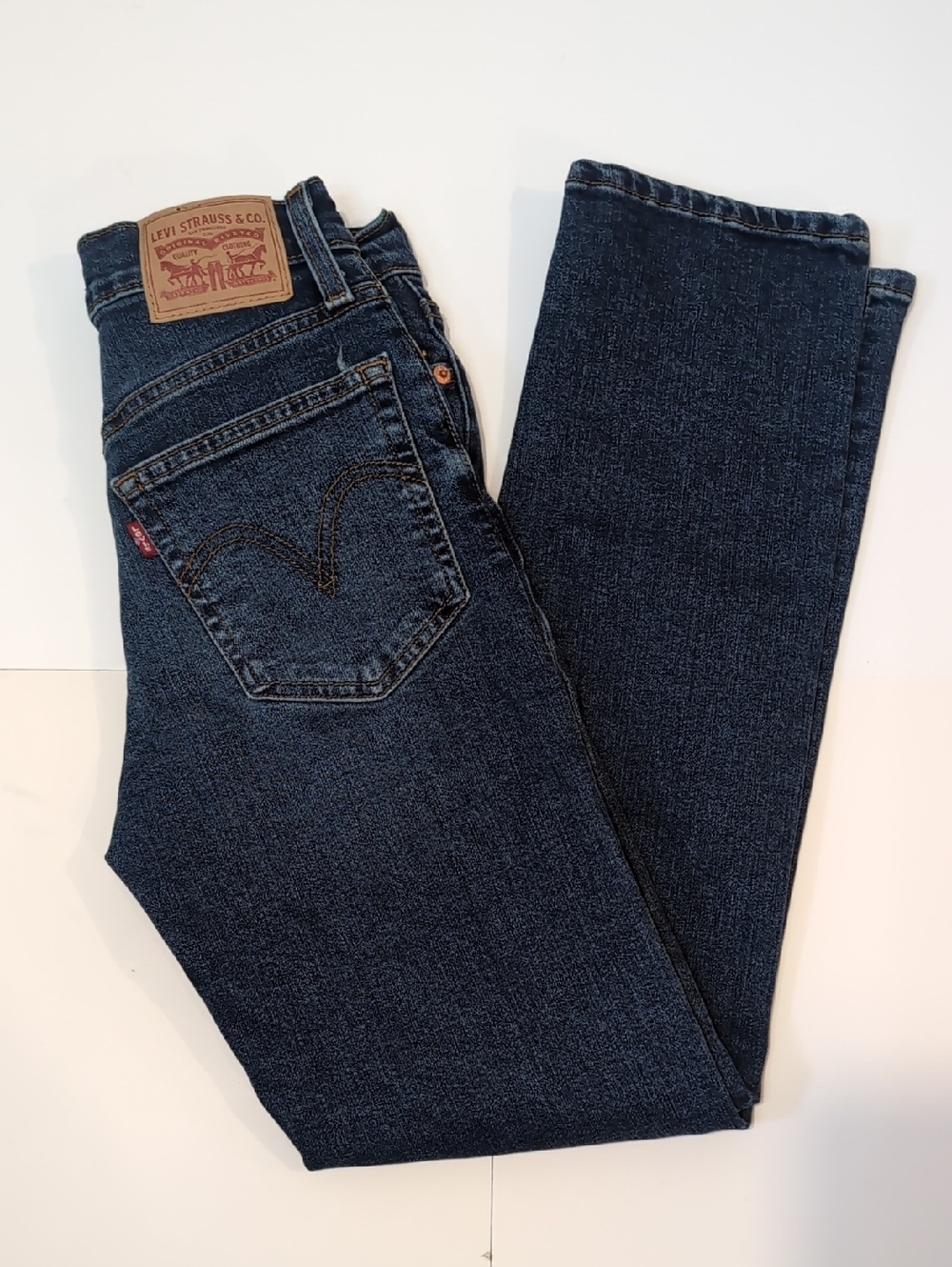 Levi's Blue Wedgie Straight Leg Jeans Size 24